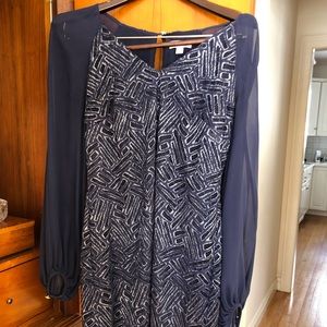 Lilly Pulitzer Navy Midi Dress